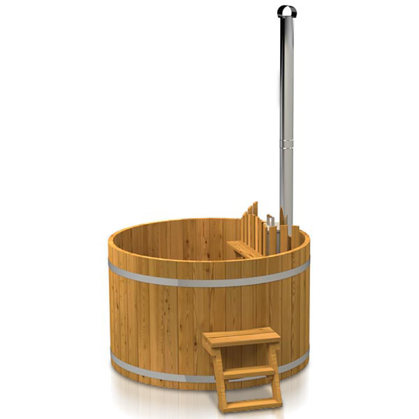 pic 6 for 3 10 persons wooden hot tub with an inside heater