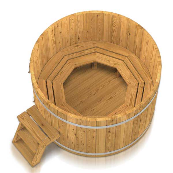 pic 1 wooden hot tub without heater