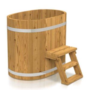 pic 6 wooden hot tub without heater