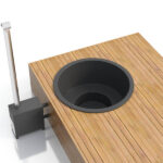 photo 2 for 4 persons hot tub liner from fiberglass