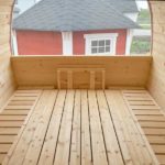 5m Outdoor Sauna for 6 persons with seats or bed_inside_bed