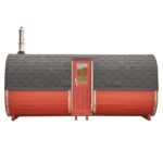 5m Outdoor Sauna for 6 persons with seats or bed_side view
