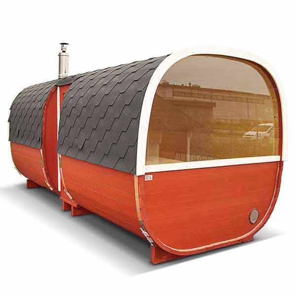 pic 4 5m outdoor sauna for 6 persons with seats or bed
