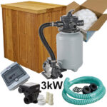 Electric heater 3kw set with box