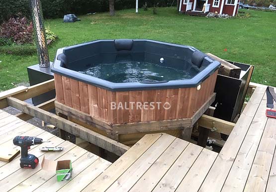 pic 4 easy assembly and installation of a sauna and hot tub diy