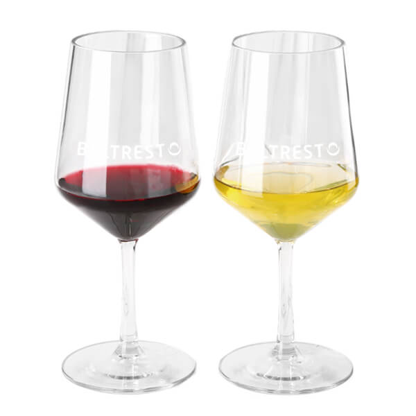 2pcs Tritan Plastic Red Wine Glass Unbreakable Wine Goblet