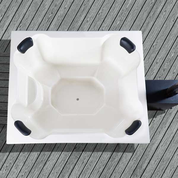 pic 3 for 8 persons wood fired hot tub quattro from fiberglass