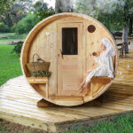 photo 4 2.4m for 4 persons outdoor sauna with outside seats