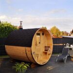 photo 4 2.4m flat-pack outdoor sauna for 4 persons