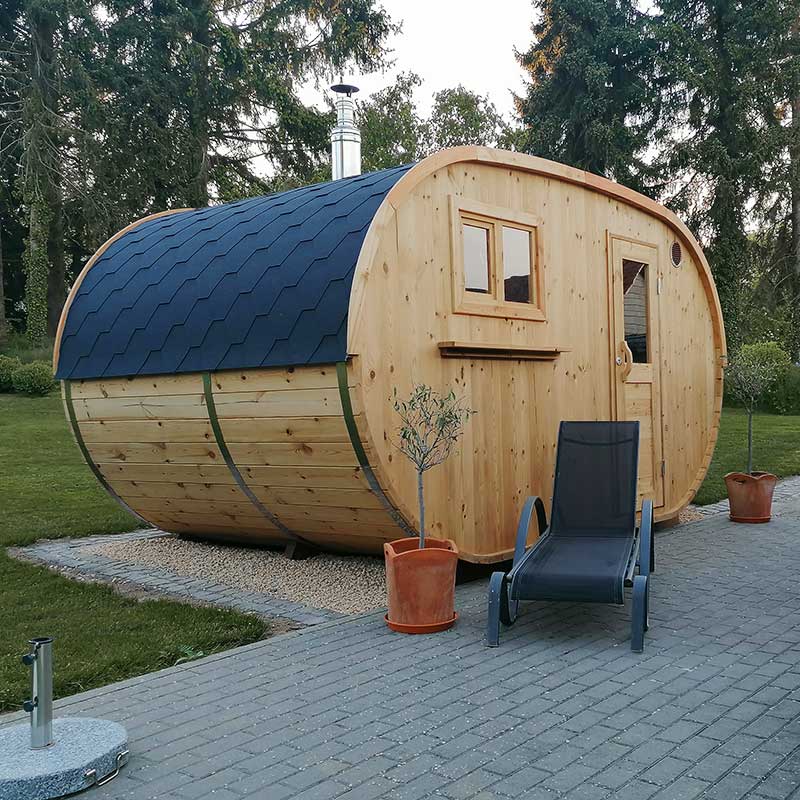 pic 2 big oval outdoor sauna