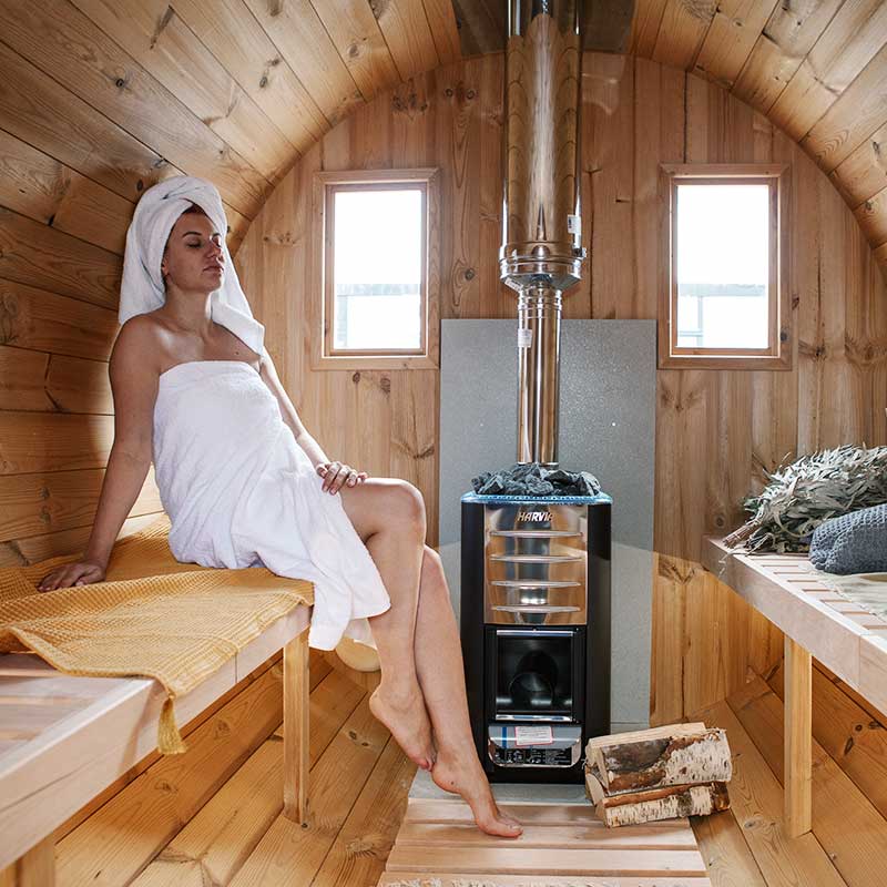 pic 3 photos from clients barrel saunas