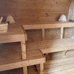 photo 2 oval outdoor sauna