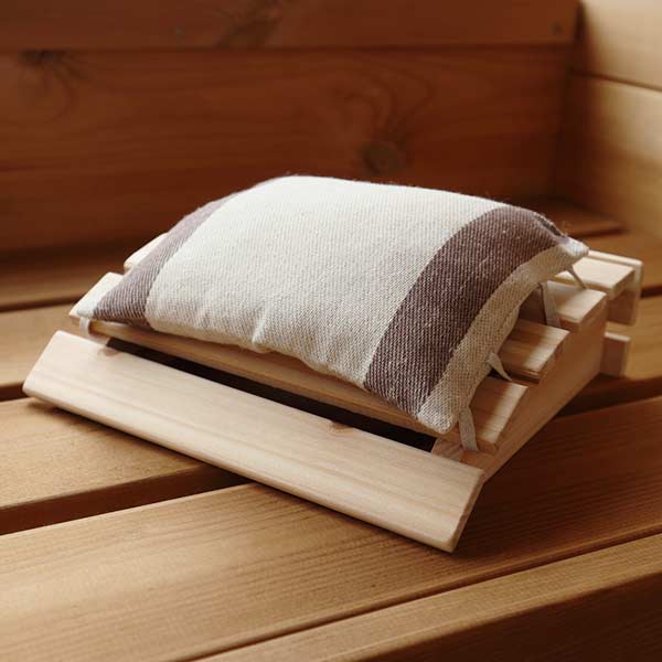 pic 4 headrest with the pillow for sauna