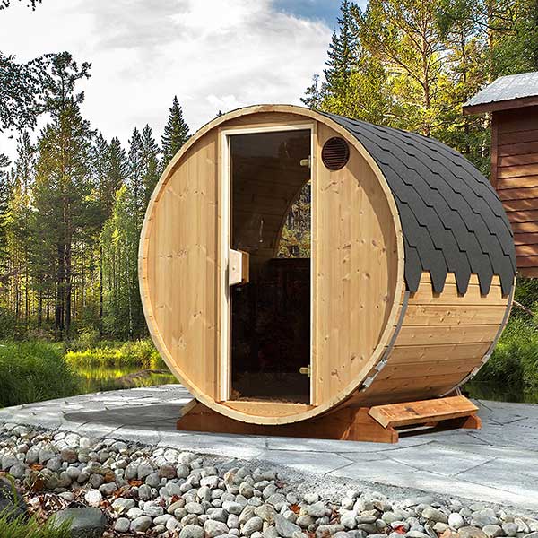 Outdoor Sauna | Model for 3 persons | for limited garden space