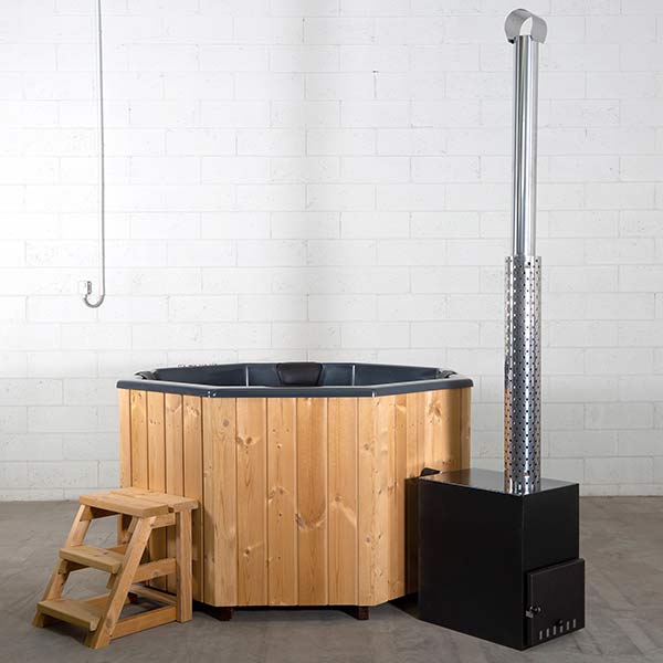 pic 3 in stock wood-fired hot tub octa