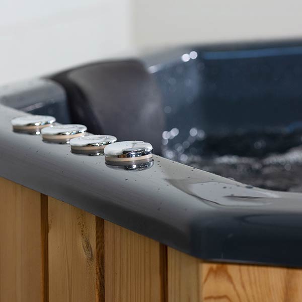 photo 6 in stock wood-fired hot tub octa