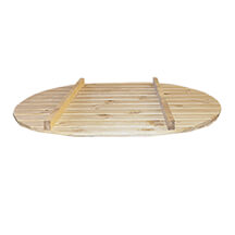 Wooden Lid oval 1.6 x 1 (spruce)