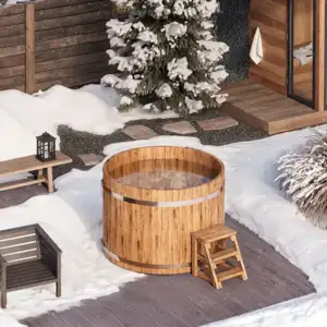 pic wooden hot tub without heater