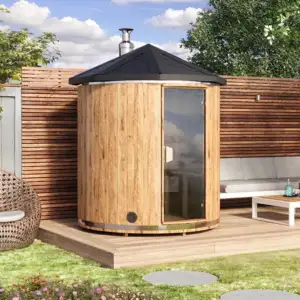 Vertical saunas